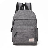 Versatile Canvas Laptop Backpack for 13-15 Inch - 36x25x10cm - Blue