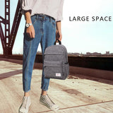 Versatile Canvas Laptop Backpack for 13-15 Inch - 36x25x10cm - Blue