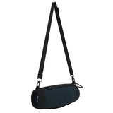 NNEDSZ Portable Silicone Speaker Cover With Shoulder Strap & Carabiner For Jbl Charge 5 - Blue