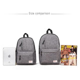 NNEDSZ Multi-function Canvas Laptop Backpack - Fits 15.6 Macbook Samsung Sony Dell Alienware Chuwi Asus Hp - 42x29x13cm - Magenta