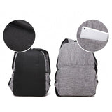 NNEDSZ Multi-function Canvas Laptop Backpack - Fits 15.6 Macbook Samsung Sony Dell Alienware Chuwi Asus Hp - 42x29x13cm - Magenta