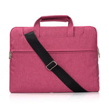 NNEDSZ 13.3 Inch Laptop Bag - Portable one Shoulder Zipper Design for Macbook Samsung Sony Dell Alienware Chuwi Asus Hp - Magenta