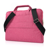 NNEDSZ 13.3 Inch Laptop Bag - Portable one Shoulder Zipper Design for Macbook Samsung Sony Dell Alienware Chuwi Asus Hp - Magenta