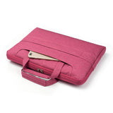NNEDSZ 13.3 Inch Laptop Bag - Portable one Shoulder Zipper Design for Macbook Samsung Sony Dell Alienware Chuwi Asus Hp - Magenta