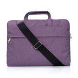 NNEDSZ 13.3 Inch Laptop Bag - Portable one Shoulder Zipper Design for Macbook Samsung Sony Dell Alienware Chuwi Asus Hp - Purple