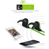 NNEDSZ Wireless Bluetooth In-Ear Headset With Magnetic Switch & Indicator Light - Red