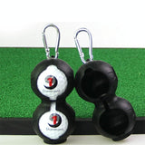 NNEDSZ 2-pack Golf Silicone Double-ball Protection Sleeves - Red