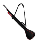NNEDSZ Portable Foldable Golf Ball Bag - Nylon - Black Red