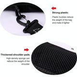 NNEDSZ Portable Foldable Golf Ball Bag - Nylon - Black Red