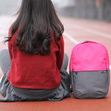 NNEDSZ Xy Series Multi-functional Backpack for 13.3 Inch Laptop - Fashion Colour Matching - Rose Red