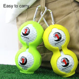 NNEDSZ 2-pack Golf Silicone Double-ball Protection Sleeves - Rose Red