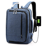 NNEDSZ Multifunctional Oxford Laptop Backpack - Cxs-620 - Wine Red