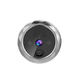 NNEDSZ 2.8 Lcd Screen Cat Eye Doorbell With Night Vision - Silver