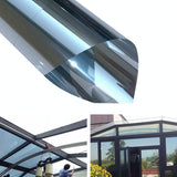 NNEDSZ 70Cm Uv Reflective One Way Privacy Window Film Sticker - Silver