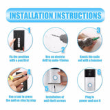NNEDSZ Smart Wifi Video Doorbell With Night Vision & Motion Detection - Silver