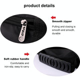 NNEDSZ Portable Foldable Golf Ball Bag - Nylon - Black Silver