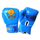 NNEDSZ Children'S Cartoon Boxing Gloves - Pu Leather - Cartoon White + Baby Blue