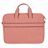 NNEDSZ 14.1 Inch Waterproof Anti-theft One-shoulder Handbag with Suitcase Belt - Navy Blue