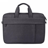 NNEDSZ 14.1 Inch Waterproof Anti-theft One-shoulder Handbag with Suitcase Belt - Navy Blue