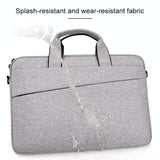 NNEDSZ Portable Laptop Tablet Bag - 15.4 Inch Double Side Pockets Soft Handle Oxford Cloth - Navy Blue