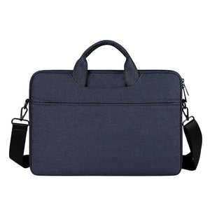 NNEDSZ Hidden Portable One-shoulder Handbag for 14.1 Laptops - Waterproof Oxford Cloth - Navy Blue