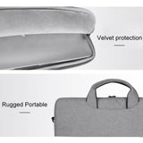 NNEDSZ Hidden Portable One-shoulder Handbag for 14.1 Laptops - Waterproof Oxford Cloth - Navy Blue