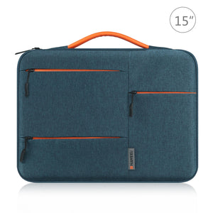 NNEDSZ 15.0 Laptop Sleeve Case for Macbook Samsung Thinkpad Sony Dell Alienware Chuwi Asus Hp - Zipper Briefcase Handbag 15.0-16.0 Laptops - Navy Blue
