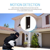 NNEDSZ Smart Wifi Video Doorbell With Motion Detection & Two-Way Intercom - White