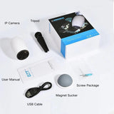 NNEDSZ 1.3Mp 960P Wifi Ip Camera With Tripod Holder - Motion Detection & Night Vision White
