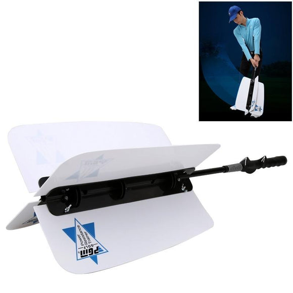 NNEDSZ Improve Golf Swing with Wind Resistance Trainer - White