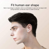 NNEDSZ White Wireless Bluetooth Earbuds