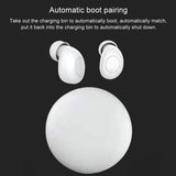 NNEDSZ Wireless Earphones With Led Charging Box - J1 Tws - White