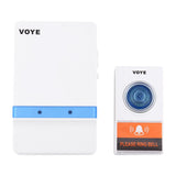 NNEDSZ Home Music Remote Control Wireless Doorbell With 38 Polyphony Sounds White