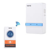 NNEDSZ Home Music Remote Control Wireless Doorbell With 38 Polyphony Sounds White