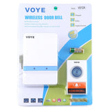 NNEDSZ Home Music Remote Control Wireless Doorbell With 38 Polyphony Sounds White
