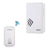 NNEDSZ Home Music Remote Control Wireless Doorbell With 38 Polyphony Sounds White
