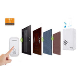NNEDSZ Home Music Remote Control Wireless Doorbell With 38 Polyphony Sounds White