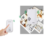 NNEDSZ Home Music Remote Control Wireless Doorbell With 38 Polyphony Sounds White