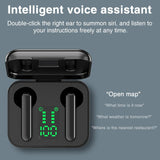 NNEDSZ Wireless Bluetooth Earphones With Charging Box & Led Display