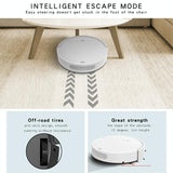 Smart Path-charging Sweeping Robot for Household - White