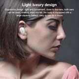 NNEDSZ Wireless Bluetooth Earphone With Charging Box - Single - White