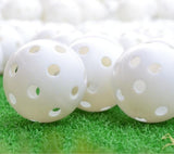 NNEDSZ 10-piece Indoor Golf Exercise Hollow Balls - Available - White