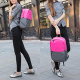 NNEDSZ Xy Series Multi-functional Backpack for 13.3 Inch Laptop - Fashion Colour Matching - Yellow