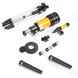 NNEDSZ Stargazing Telescope For High-Definition Astronomical Viewing - Black / Yellow