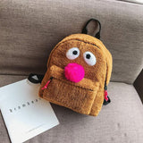 NNEDSZ Girls' Plush Bird Backpack - Compact and Cute