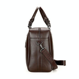 NNEDSZ Large Leather Gym & Travel Bag - Spacious & Stylish