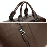 NNEDSZ Large Leather Gym & Travel Bag - Spacious & Stylish