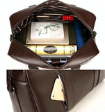 NNEDSZ Large Leather Gym & Travel Bag - Spacious & Stylish
