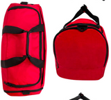 NNEDSZ 48 Litre FIB Sports Duffle Bag Duffel Gym Canvas Travel Foldable - Red