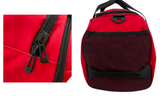 NNEDSZ 48 Litre FIB Sports Duffle Bag Duffel Gym Canvas Travel Foldable - Red